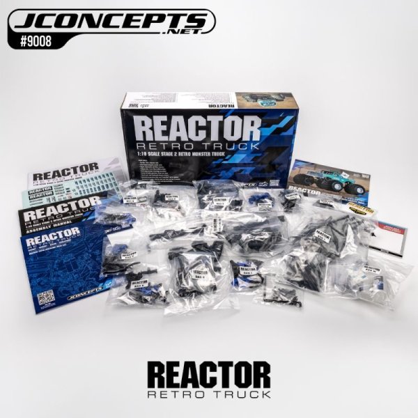 REACTOR Stage 2 Monster Truck Kit, WOLF Classic JConcepts - 10.75 WB (273mm Radstand)