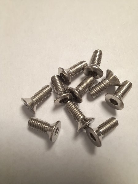 M3 x 8mm Senkschrauben ISO10642 Edelstahl A2 (10 Stk.)