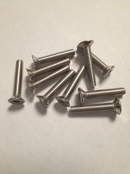 M3 x 16mm Senkschrauben ISO10642 Edelstahl A2 (10 Stk.)