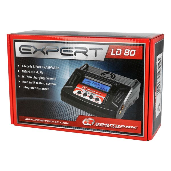 Robitronic Expert LD 80 V2 Ladegerät LiPo 1-6s 7A 80W