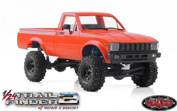 RC4WD 1/24 Trail Finder 2 RTR w/ Mojave II Hard Body Set RC4WD (Red)