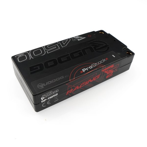 RUDDOG Racing RR2 ProStock 4500mAh 150C/75C 7.4V 20mm-LCG Short Stick Pack LiPo Battery