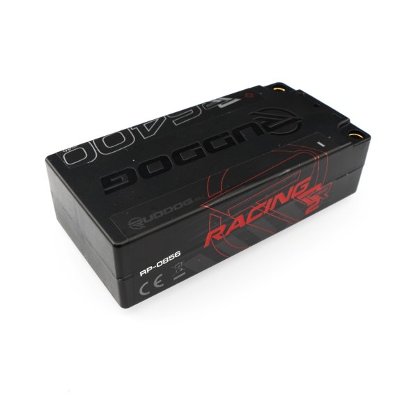 RUDDOG Racing RR2 6400mAh 150C/75C 7.6V 25mm Short Stick Pack LiPo-HV Battery