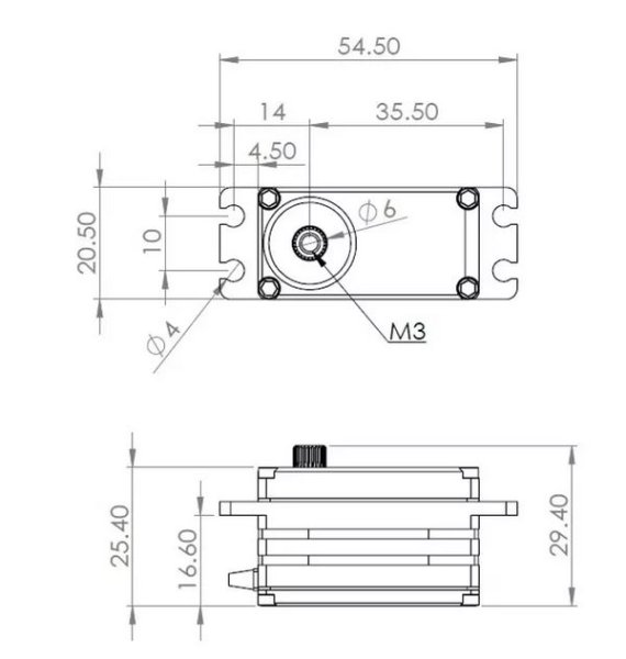 HBL550L HV Digital Servo brushless X5 Serie