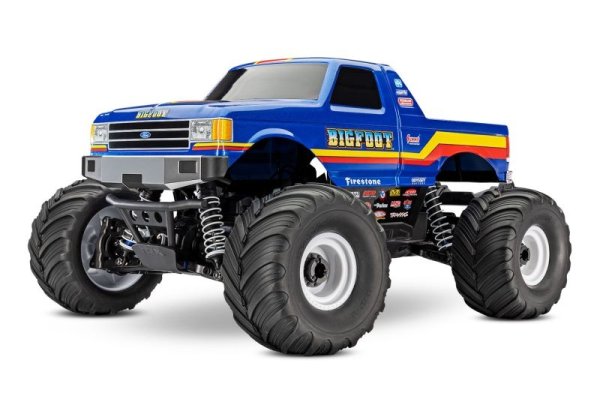 TRAXXAS Bigfoot 4x4 BL-2S blau 1/10 Monster-Truck RTR BL-2S Brushless, HD-Teile, ohne Akku/Lader
