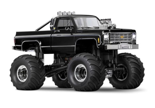 TRAXXAS TRX-4MT Chevy K10 4x4 rot 1/18 Monster-Truck RTR Brushed, mit Akku und USB Ladegerät