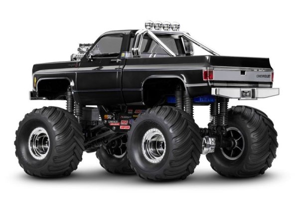 TRAXXAS TRX-4MT Chevy K10 4x4 rot 1/18 Monster-Truck RTR Brushed, mit Akku und USB Ladegerät