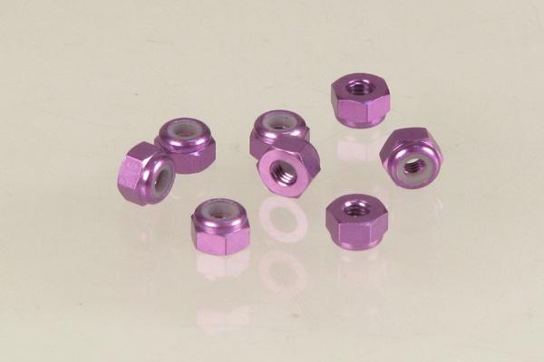 Stoppmuttern M3 metallic purple (8)