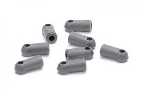 Kugelkopfpfannen - kurz - Fluted Grippa (Grau)