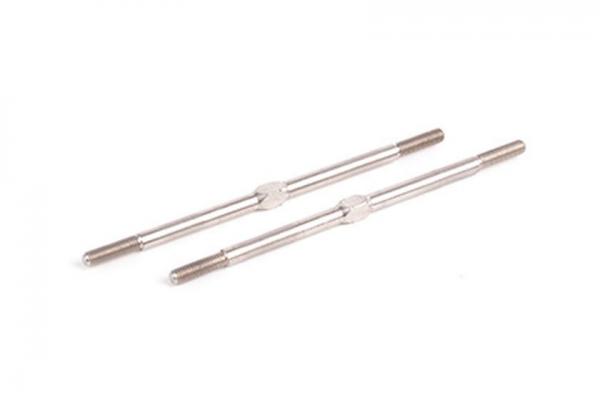 Titanium Turnbuckle - 76mm - Silver - (pr)