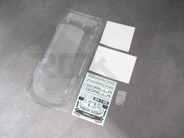 ZooRacing Gorilla - 1:10 190mm FWD Karosserie - 0.7mm REGULAR