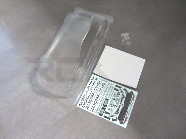 ZooRacing Gorilla MAX - 1:10 190mm FWD Karosserie - 0.7mm REGULAR