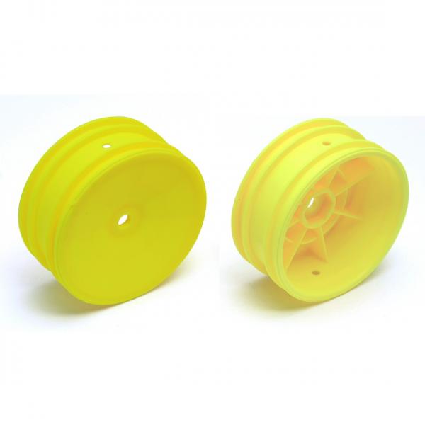 Team Associated 2WD Buggy Front Hex Wheels, yellow