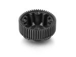 COMPOSITE GEAR DIFFERENTIAL CASE WITH PULLEY 53T LCG NARROW XRAY GRAPHITE