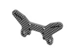 CARBON SHOCK TOWER HS BULKHEAD FOR WING - 2 DOTS - FRONT XRAY