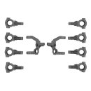 Team Associated RC10B7.1 FT Caster And Steering Block Set, Carbon