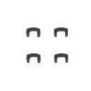 Revolution Design B84 Center Dogbone Blades (Fit RDRP0737 | RDRP0738)